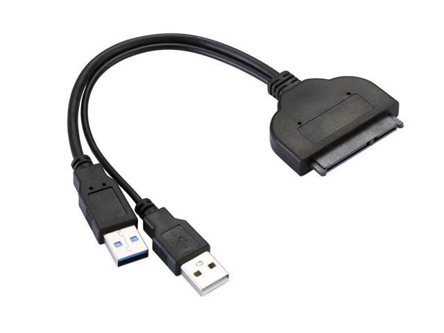 1pc Câble USB SATA 3 Adaptateur Sata Vers USB 3.0 Jusqu'à 6 Gbps Support  Disque Dur Externe SSD HDD 2.5 Pouces 22 Broches Sata III A25 2.0