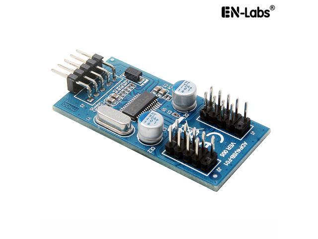 Enlabs INU29P1X2 Motherboard USB 2.0 9pin Header 1 to 2 Extension Hub Splitter Adapter - MB USB 2.0 Male to 2 Male - USB 9-pin Internal Cable - Newegg.com
