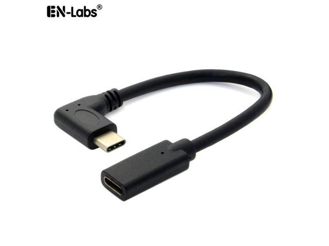 Poyiccot Right /& Left Angled 90 Degree USB-C USB 3.1 Type-C Male to Female Extension Adapter for Laptop /& Tablet /& Mobile Phone 2-Pack 90 Degree USB C Type C Male to Female Adapter