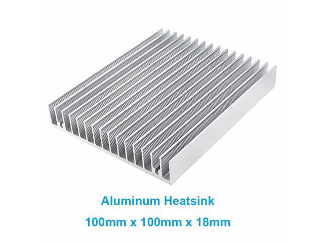 100x60x10mm Aluminum Heat Sink Chip Cooling LED Power IC Heatsink Cooler 