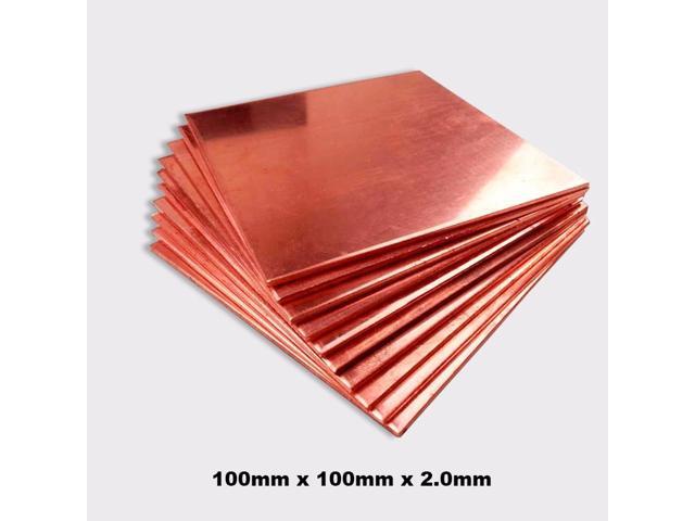15x15x1mm Cooling Copper Heat Sink Thermal Pad Chipset CPU Sheet Laptop Shim 