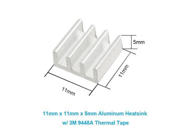 11*11*5mm Aluminium Heatsink Heat sink Radiator IC Chip for A4988 3D Printer 