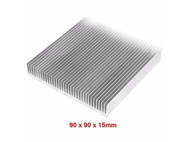 Aluminum Heat Sink Cooling 90x90x15mm LED Power IC Transistor DC Converter 