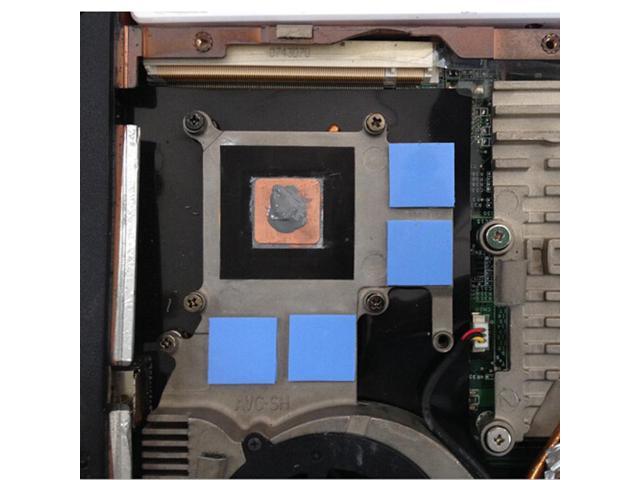 10pcs 15mmx15mmx0.3mm Laptop GPU Chip Heatsink Cooling Copper Thermal Pad Shim