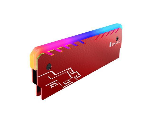 /"NEW/" JONSBO NC-1 WHITE RGB RAM MEMORY HEATSINK Freeship /& Tracking