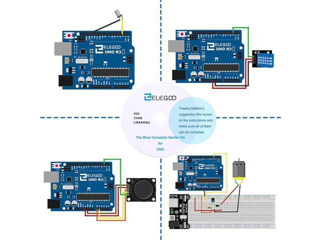 ELEGOO UNO R3 Project Most Complete Starter Kit & ELEGOO UNO R3 Project  Smart Robot Car Kit