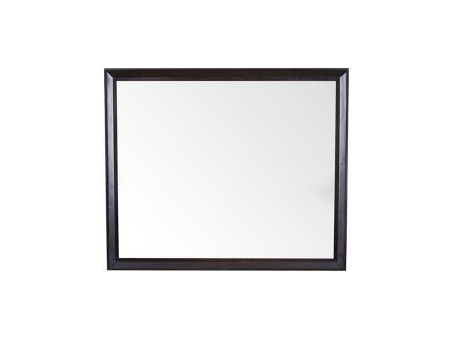 Imogen 36 X 30 Mirror In Chocolate Birch Newegg Com Imogen 36 X 30 Mirror In Chocolate