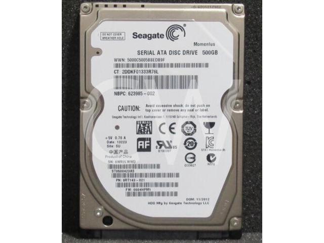 ST9500423AS Seagate 500GB 7.2K RPM 3Gb/s 2.5" SATA Laptop HDD Hard ...
