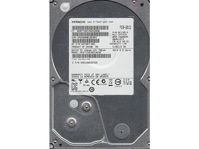Disque Dur Interne HITACHI HDS721010CLA632 1To – 3.5" – Occasion PC Bureau