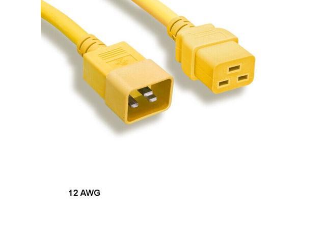 Cavo Di Alimentazione 3ft (0.9m) IEC320 C20 A IEC320 C13 14AWG 250V/15A, Nero - Europa - Foto 6