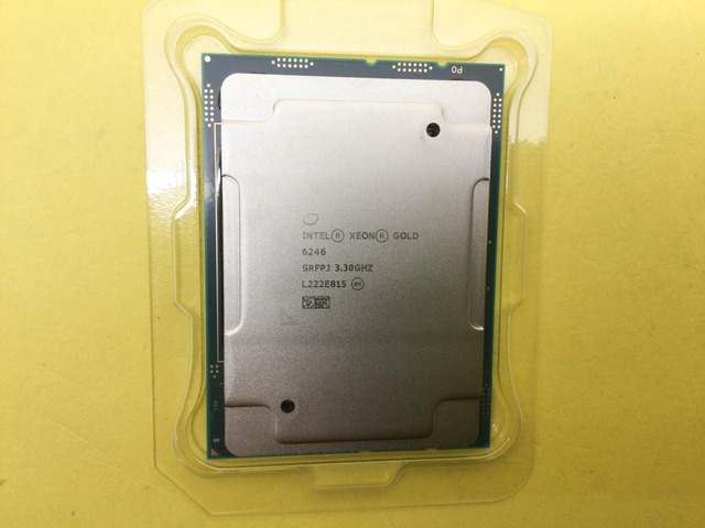 Used - Acceptable: SRFPJ Intel Xeon Gold 6246 12-CORE 3.30 GHz 24.75M ...
