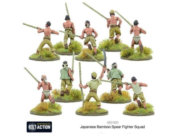 Warlord Games Bolt Action Japanese Bamboo Spear Fighter Squad Newegg Com