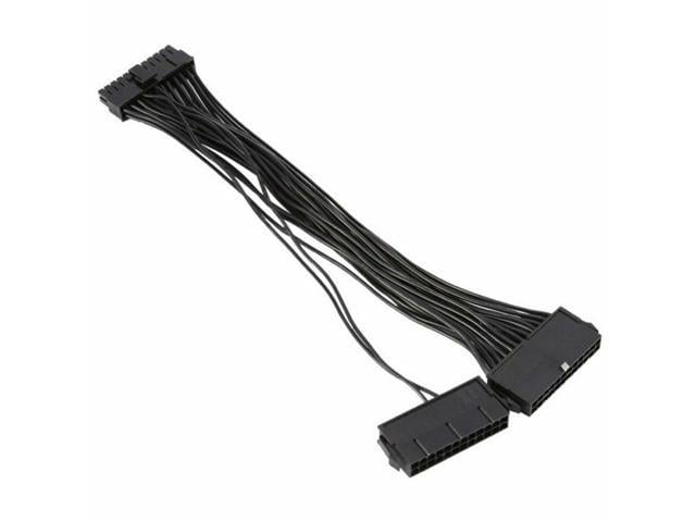 24-pin to Dual 24-pin ATX Power Supply Connector Splitter Dual-PSU ATX ...