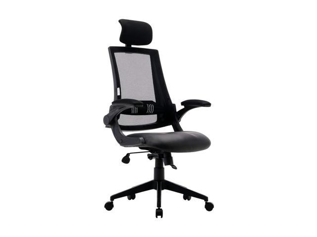 Ergonomic Office Chair Adjustable Headrest Mesh Desk Computer Task Newegg Com