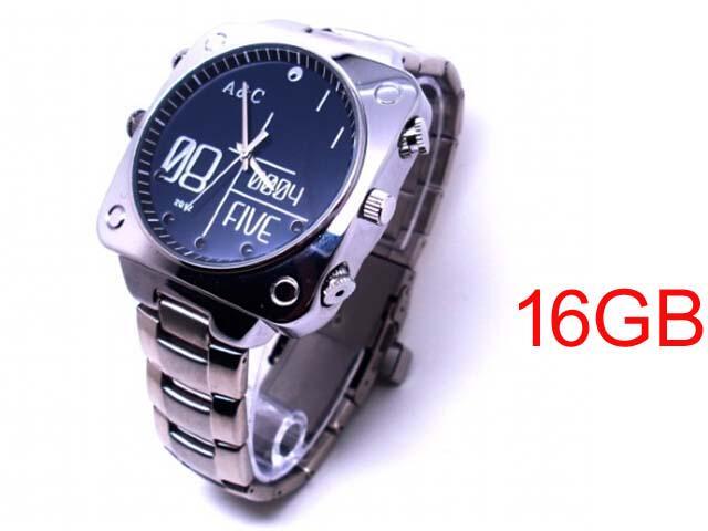 wrist watch with camera and voice recorder