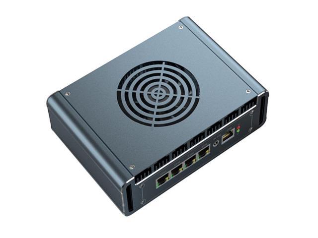 Mini PC, Micro Firewall Appliance, VPN, Router PC, Intel Core I7 1265U, 4 x  Intel 2.5GbE I226-V LAN, AES-NI, Silent Fan, HDMI, DP, SIM Slot, Partaker 