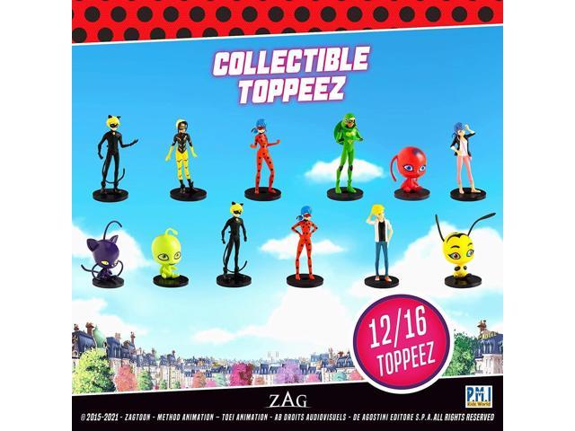 P.M.I. Miraculous Ladybug Collectible Figures, 12 Ladybug