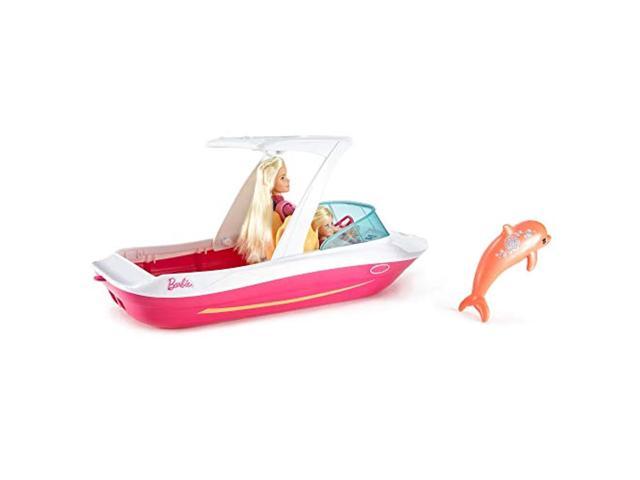 barbie dolphin magic ocean view boat & doll giftset