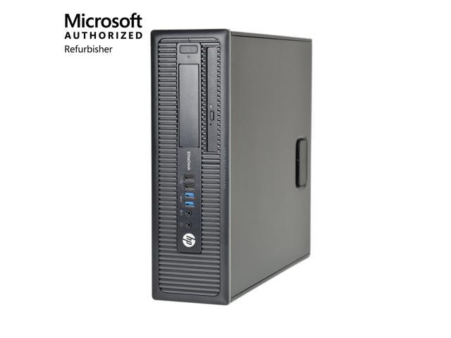 Refurbished: HP EliteDesk 800 G1 SFF Desktop,Intel i5,16GB RAM 