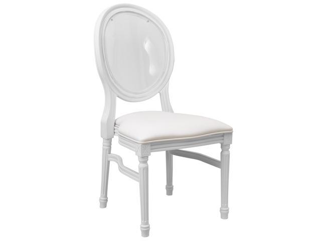 Hercules Series 900 Lb Capacity King Louis Chair With Transparent