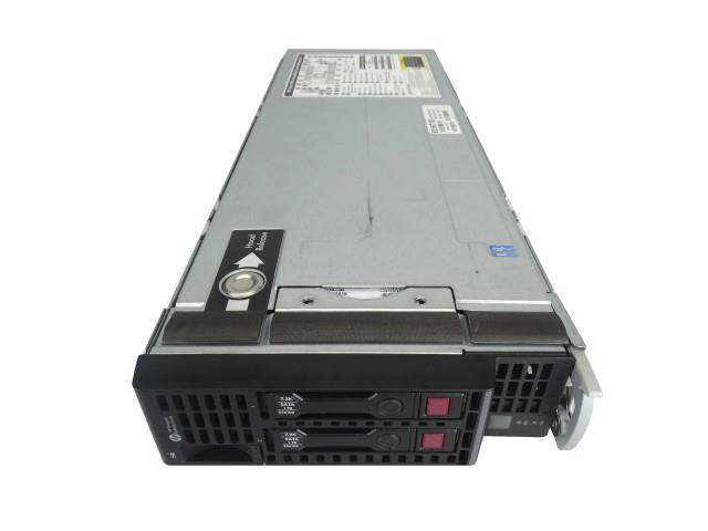 HP ProLiant BL460c G8 2 Bay Blade 2x E5-2667 V2 3.3GHz 8C 512GB P220i 2x Trays
