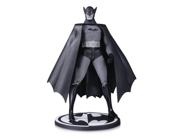 black and white batman figure