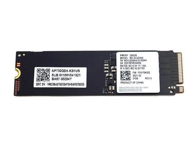 MZ-VLQ2560 Samsung PM991 256GB M.2 2280 Nvme Pcie GEN3 X4 SSD MZVLQ256HAJD-000KN M.2 SSD / Solid State Drive
