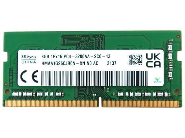 HMAA1GS6CJR6N-XN_UB SK Hynix 8GB 1RX16 DDR4 Sodimm PC4-25600