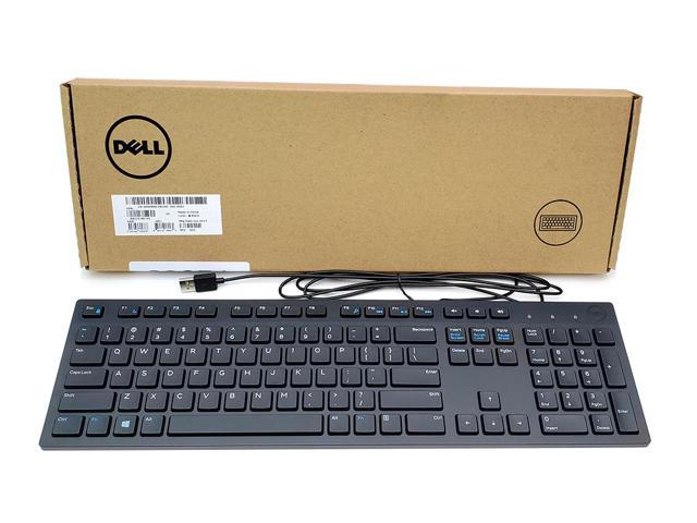 Kb216p Genuine Dell Black Usb Wired Slim Qwerty Keyboard 6wmn0