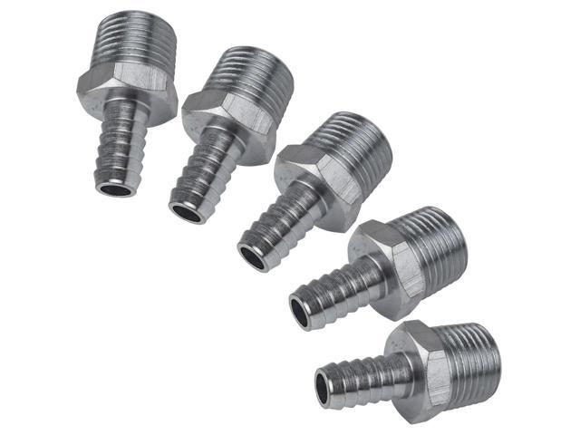 3//8 BSP Thread Hose Tail for 3//8 Pipe//Hose Connector Air Fitting FT036