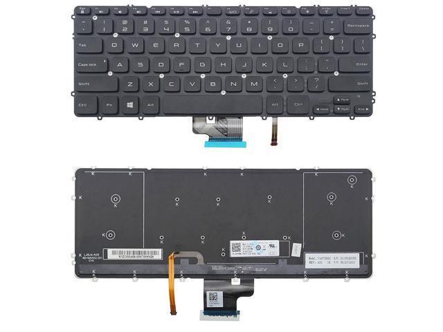 New Replacement Laptop keyboard with backlit (without frame) for Dell  Precision M3800 XPS 15 9530 PK130YI2A00 V143725AS1-US 0HYYWM US layout  black color 