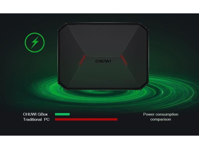 CHUWI Mini PC Mini Desktop GBox Intel Gemini-Lake N4100 Windows 10