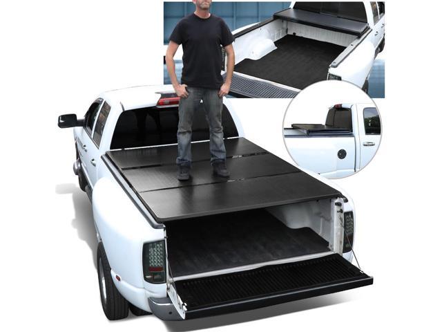 For 2005 To 2011 Dakota 5ft Short Bed Aluminum Frame Hard Tri Fold Tonneau Cover 06 07 08 09 10 Newegg Com