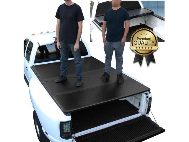 For 1982 To 1993 Chevy S10 Gmc S15 Sonoma Fleetside 6ft Short Bed Hard Solid Tri Fold Clam On Tonneau Cover 88 89 90 91 92 Newegg Com