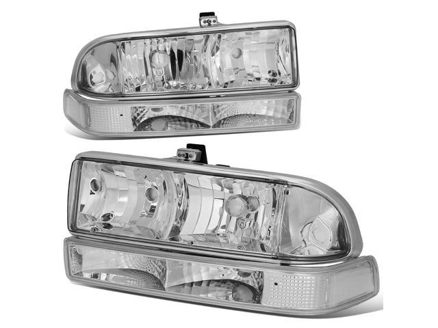 Driver and Passenger Side DNA MOTORING HL-OH-TT12-CH-AM Headlight Assembly 