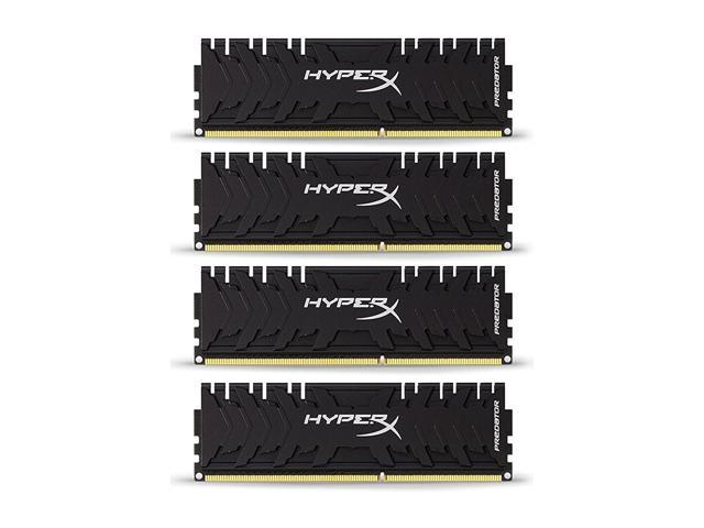 HyperX Predator RGB HX432C16PB3AK4/64 64GB (4 x 16GB) DDR4 3200MHz Non ECC Memory RAM DIMM