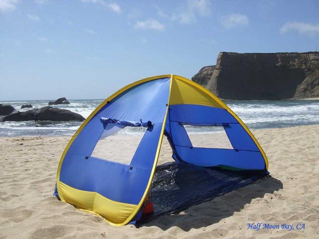 Genji Sports Instant Pop Up Family Beach Sun Shelter Tent Newegg Pop Up Family Beach Sun Shelter Tent