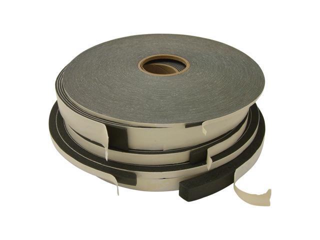 1/16 Thick x 3/8 Wide x 10 ft Long USA Sealing Buna-N Foam Strip with Acrylic Adhesive 