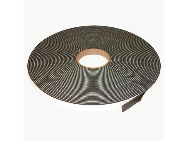 JVCC SCF-01 Single Coated PVC Foam Tape: 1/8 in x 75 ft. Black thick x 1/2 in 
