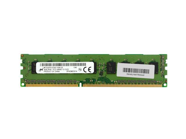 Micron 4GB PC3-14900 DDR3-1866MHz ECC Unbuffered CL13 240-Pin  MT18JSF51272AZ-1G9K1