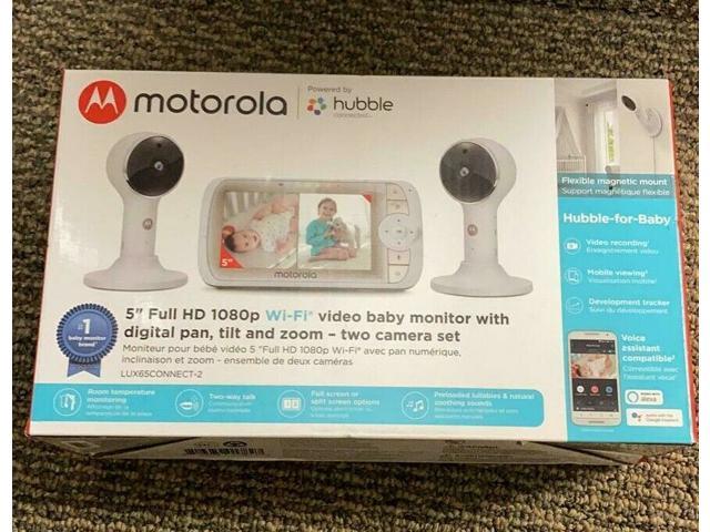 Motorola Lux65 5 Wifi Baby Monitor With 2 Cameras Digital Ptz Newegg Com