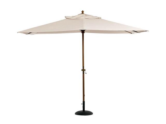 Wholesaleteak Pottery Barn Wooden Rectangle Natural Color Umbrella