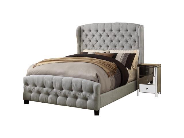 Felisa Queen Upholstered Panel Bed Newegg Com Felisa Queen Upholstered Panel Bed, Felisa Upholstered Panel Bed King