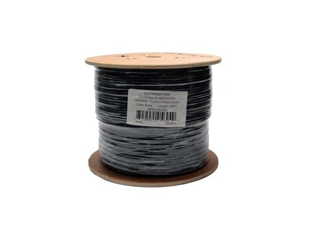 Low Voltage 14//2 Outdoor Landscape Lighting Wire DB UV Rated Cable 500FT