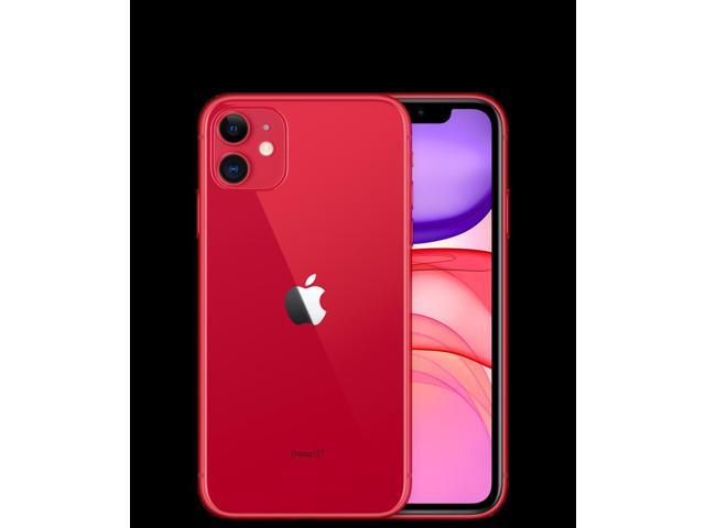 Refurbished Apple Iphone 11 64gb Product Red Lte Cellular At T Mwhv2ll A Newegg Com