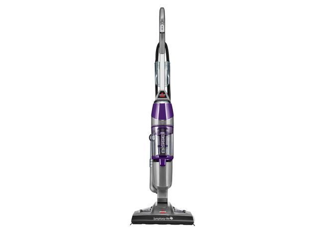 Photo 1 of bissell symphony pet steam mop and steam vacuum cleaner for hardwood and tile floors, with microfiber mop pads