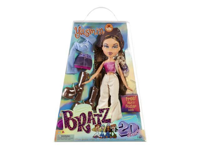 Photo 1 of bratz 20 yearz special anniversary edition original fashion doll yasmin with accessories and holographic poster 