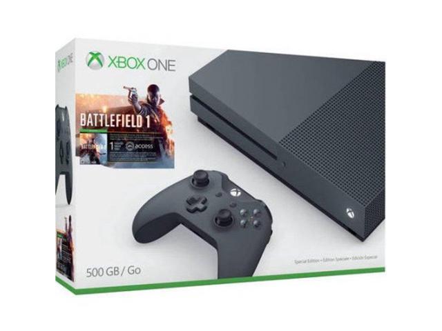 Valkuilen Integratie Smash Xbox One S 500GB Video Game Console Battlefield 1 Special Edition Storm Grey  - Newegg.com