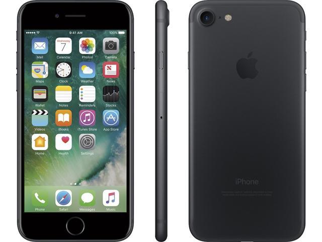 Apple iPhone 7 32GB Black LTE Cellular Straight Talk/TracFone MN8G2LL/A - TF