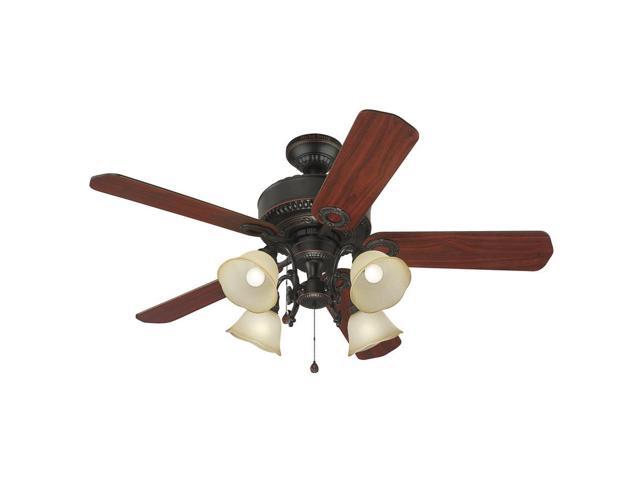 Harbor Breeze 52in Edenton Aged Bronze Ceiling Fan With Light Kit Item 102524 Model L2b1 Upc 803390601433 Newegg Com